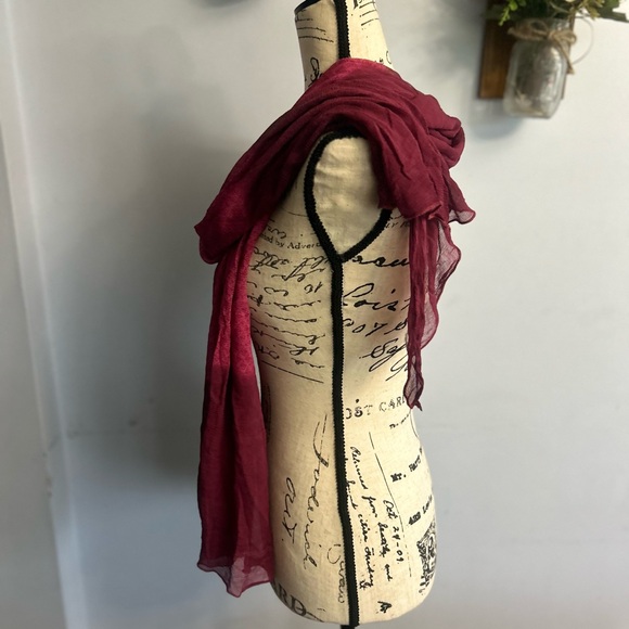 Natura scarf 100% silk bohemian festive art to wear Gypsy indie hippie - Picture 7 of 7